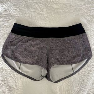 Lululemon Speed Up Low Rise Lined Shorts
